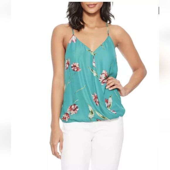 NWT Parker Harlow Top in Teal Magnolia - Picture 5 of 9